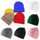 Hat Mens Woolly Ski Knitted Turn Up Neon NEW Beanie Ladies Womens Slouch Winter