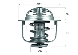TERMOSTATO OPEL CORSA ASTRA MERIVA TIGRA 1.3 - 1.7 D BEHR TX12089D TH6858.89J - Imagen 1 de 1