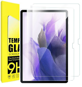For Samsung Galaxy Tab S8 Plus/S7 Plus/S7 FE Tempered Glass Screen Protector 