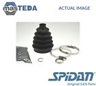25652 CV JOINT BOOT KIT FRONT RIGHT LEFT WHEEL SIDE SPIDAN NEW OE REPLACEMENT