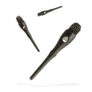 Tufflex III 2BA Black 1000Ct Soft Dart Tips - Picture 1 of 12