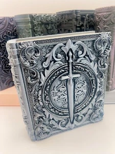 Fighter Tome Storage and Tray - Perfect for Dice, Cards, and Tokens - Picture 1 of 21