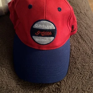 CLEVELAND INDIANS Hat Cal SEWN FELT LOGO Adjustable MLB 2005 Vintage Lincoln - Bild 1 von 5