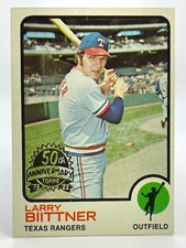 2022 Topps Heritage High LARRY BIITTNER Rangers #249 Buyback 1973 Original 50th