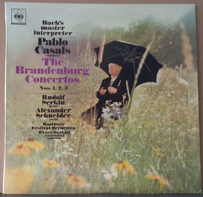CBS BR 235195 AUS PABLO CASALS CONDUCTS BACH THE BRANDENBURG CONCERTOS SERKIN - Image 1 of 3