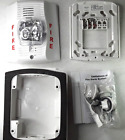 NOWY Czujnik systemowy P2W Klakson / Stroboskop 2-przewodowy Standard CD Biały Wielotonowy alarm przeciwpożarowy