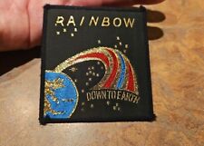vtg original Rainbow down to earth 80's cloth patches 