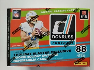 2021 Panini Donruss NFL Football Holiday Blaster Box with 88 Trading Cards - Picture 1 of 7