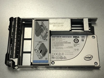 Dell 200GB Intel SSD DC S3610 Series SATA III 6Gb/s 2.5 3.5 LFF MLC 95 to 100% - Image 1 of 4