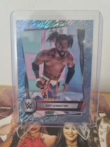 Kofi Kingston /199 Aqua Shimmer Refractor #166 Topps WWE Chrome 2025 - Bild 1 von 1