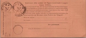 GOLDPATH: ITALY PARCEL RECEIPT CV775_P29 - Picture 1 of 2