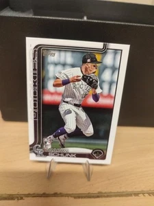 2025 Topps #196 Aaron Schunk, Colorado Rockies RC - Bild 1 von 1
