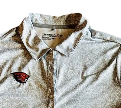 Nike Oregon State Beavers Golf Shirt Women’s Large Polo Dri-Fit - Image 1 of 4