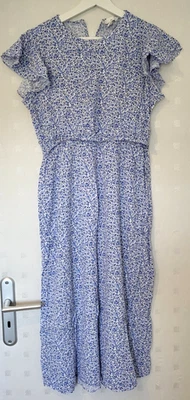 blaues Kleid, Umstandsmode, Stillmode, Gr. M, H&M - Bild 1 von 2