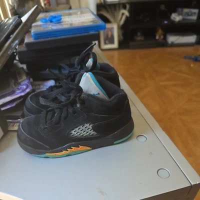 Size - 7C Jordan 5 Aqua (TD) - Image 1 of 4