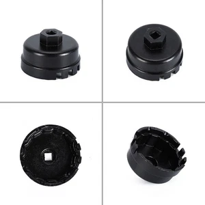 Ölfilterkappenschlüssel Steckschlüssel Topf Entferner Werkzeug 64mm 14Flöten - Picture 1 of 12