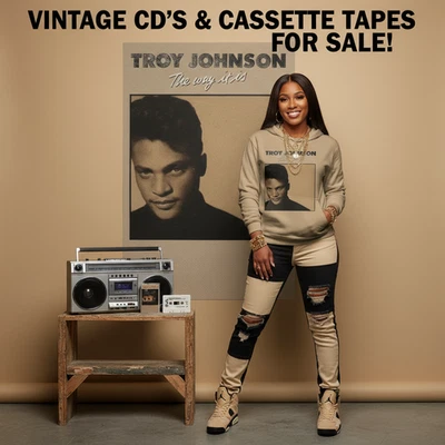 •TROY JOHNSON - THE WAY IT IS• ~1989 OG PRESSING~ (CASSETTE TAPE) - Image 1 of 4