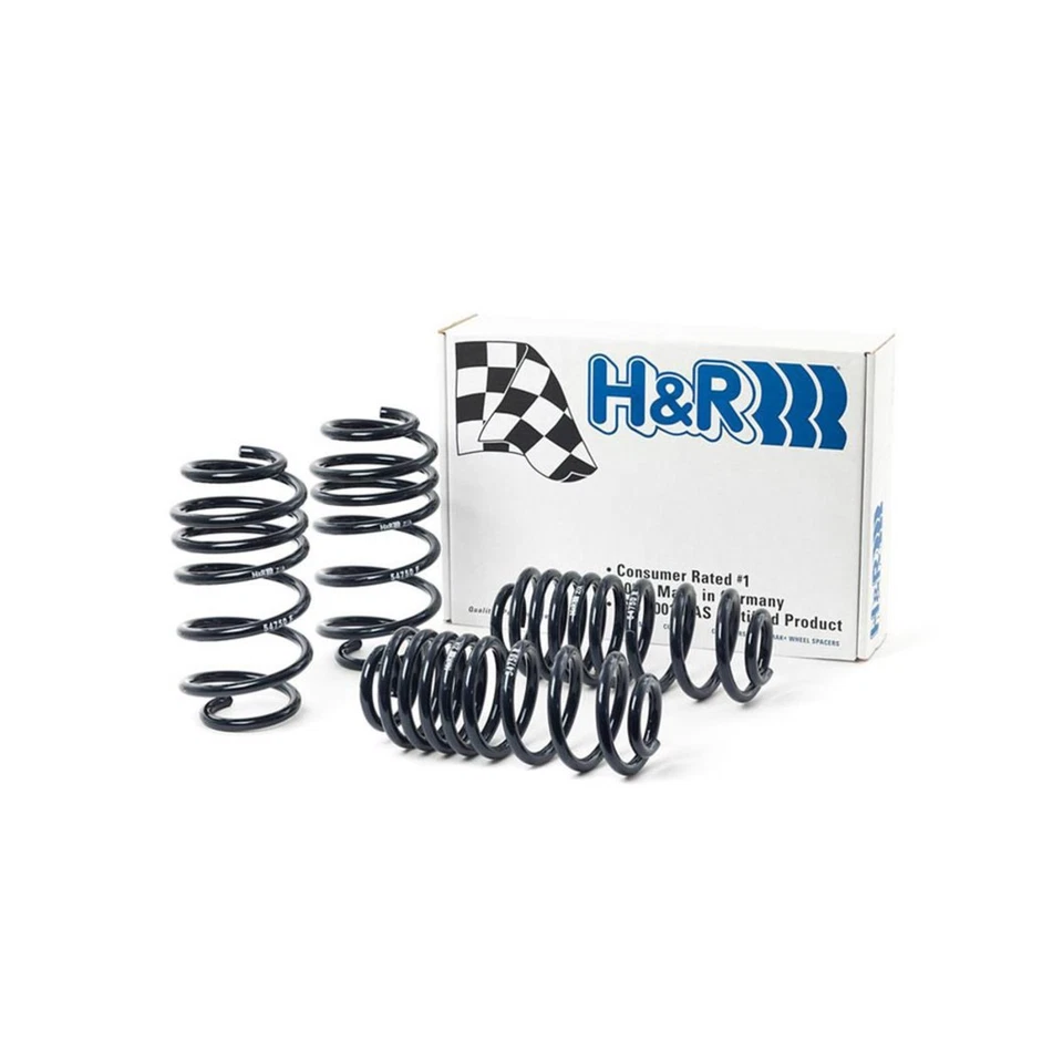 Conjunto de 4 molas rebaixadoras dianteiras e traseiras 54750 H&R para VW Volkswagen Rabbit 06-09 - Imagem 1 de 1