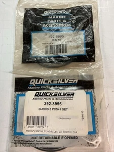Quicksilver #392-8996 O-Ring Set, One set = 3 O-rings, (lot of 2 sets) - Picture 1 of 2