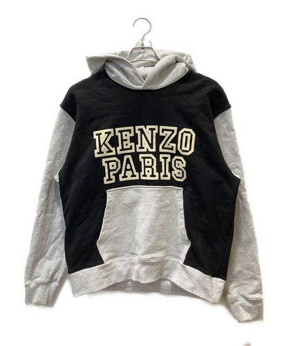 FELPA CON CAPPUCCIO KENZO TIGER ACADEMY CLASSIC Taglia: M Nero x Grigio Uomo FD65SW0844ME