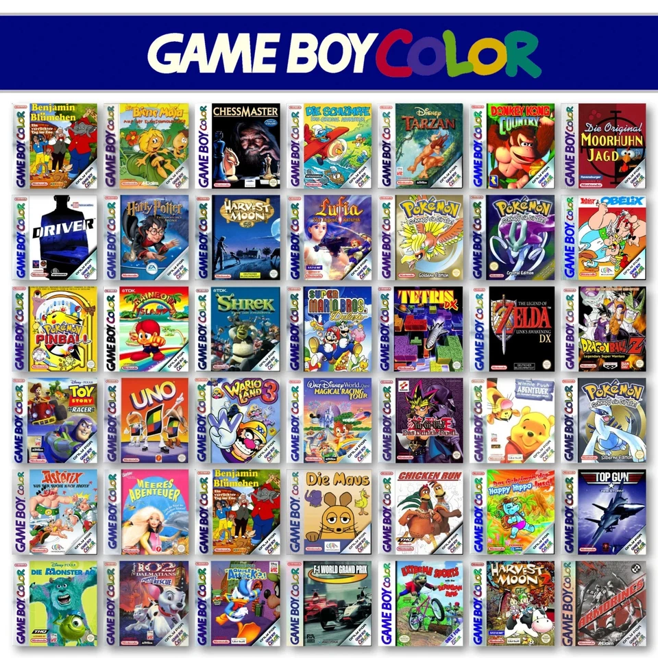 Nintendo Game Boy Color Gioco A Scelta tra i Migliori Titoli Solo Cartuccia - Immagine 1 di 1