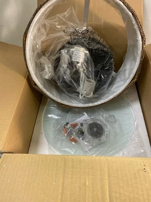 Luz de techo de montaje empotrado de tambor de 2 luces de bronce antiguo Progress P3713-20 Foto 1 de 2