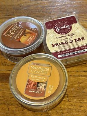 Lot 3 1-Brand New Yankee Candle Wax Melt Cup & 1-Used Both 2.2 oz +1-Scentsy Bar - Image 1 of 4