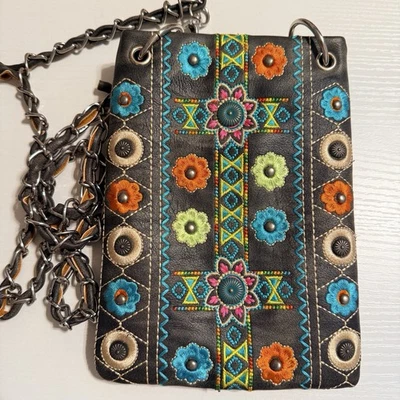 🌸 Bolso Bandolera D&G Estilo Occidental Boho Bordado 🌺 PreLoved Charm Foto 1 de 4