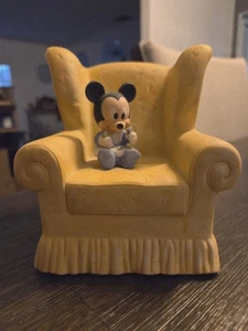 Disney 1984 Baby MICKEY MOUSE Stuhl Keramik Coin Bank von New Arrivals Vintage - Bild 1 von 9