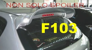 SPOILER ALETTONE PEUGEOT 206 TIPO S  IN POLIDUR CON PRIMER  cod F103P-TR103-5 - Picture 1 of 1
