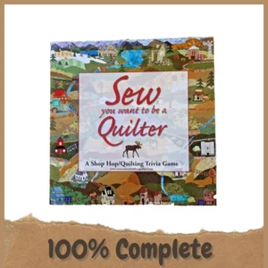 Sew You Want to be a Quilter Board Game A Shop Hop Quilting Trivia Sewing Game - Picture 1 of 9