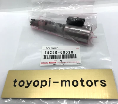 Nuevo conjunto de solenoide TOYOTA 4RUNNER genuino, CONTROL DE PRESIÓN DE LÍNEA OEM 35290-60020 Foto 1 de 4