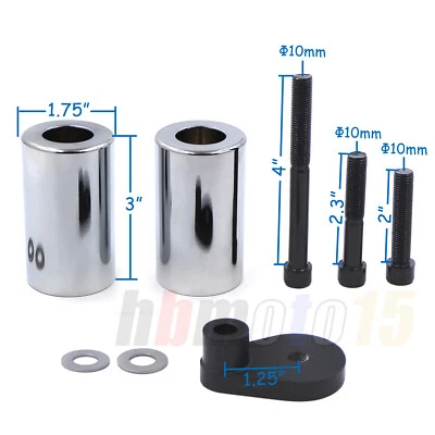 Frame Slider Protector Chrome For 2001-2003 Suzuki Gsxr 600 2000-2003 Gsxr750 - Image 1 of 4