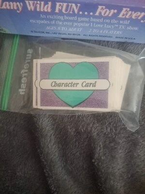 VTG THE I LOVE LUCY GAME REPLACEMENT 64 CHARACTER CARDS IN GOOD PRE-OWNED CONDIT - Image 1 of 4