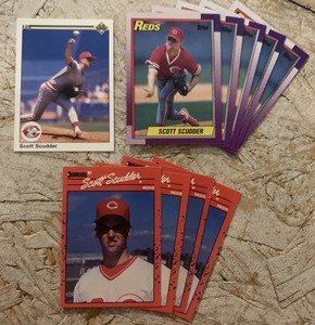 Scott Scudder Baseball Cards. Cincinnati Reds