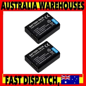 2x LP-E10 Battery for Canon EOS 1100D 1200D 1300D 1500D 3000D Rebel T3 Kiss X50 - Picture 1 of 1