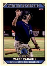 2019 Mobile BayBears Choice #30 Wade Vadakin Director of On-Deck Operations Card