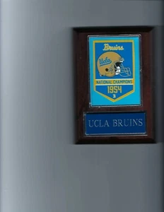 UCLA BRUINS CHAMPIONSHIP PLAQUE FOOTBALL NCAA NATIONAL CHAMPS - Picture 1 of 1