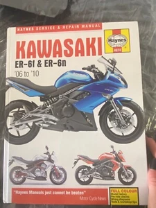 Haynes manual Kawasaki ER-6f ER-6n 2006 - 2010 EX650 ER650 649cc - Picture 1 of 1