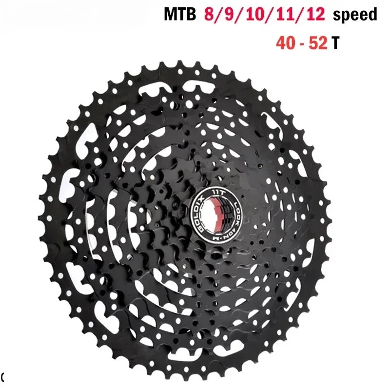 MTB Cassete HG 8-12 Speed 40/42/46/50/52T Bicycle Sprocket for Bicycle Freewheel - Image 1 of 4