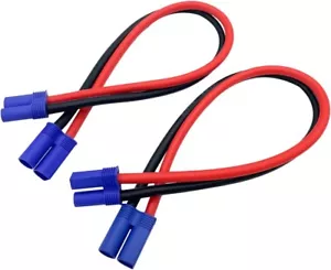 2PCS EC5 Male Connector to EC5 Female Connector RC Extension Cable Lead Adapt... - Picture 1 of 5