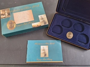 2002 Australia Voyages Into History 4 coin CASE, BOOKLET, PLAQUE & BOX no coins - Picture 1 of 10