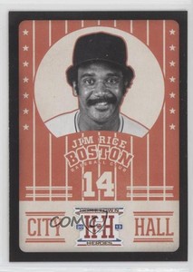 2013 Panini Hometown Heroes City Hall Black Jim Rice #CH4 HOF
