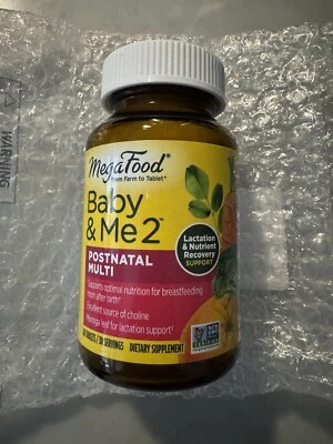 Multivitamínico postnatal MegaFood Baby & Me 2  Foto 1 de 3