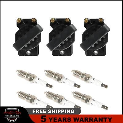 3x Ignition Coils & 6x Iridium Spark Plug For Pontiac Grand Prix 1999-2008 3.8L - Image 1 of 4