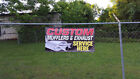 Custom Muffler Exhaust Repair Service Banner Open Sign Auto Mechanic Shop Pipes