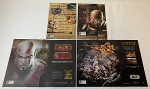 lot of four GOD OF WAR video game ads - Picture 1 of 1