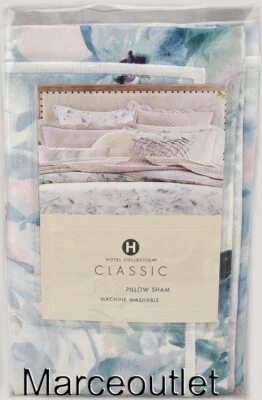 Hotel Collection Classic Primavera Floral EURO Pillowshams Lilac Multi - Image 1 of 4