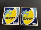 Original FIFA lot x 2 patches MY GAME IS FAIR PLAY