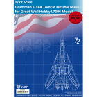 D72009/D72010 1/72 F-14A Tomcat Mask For Great Wall Hobby L7206/Hasegawa 00544